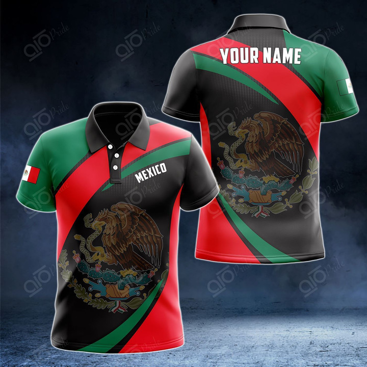 AIO Pride - Customize Mexico Proud Version Unisex Adult Polo Shirt