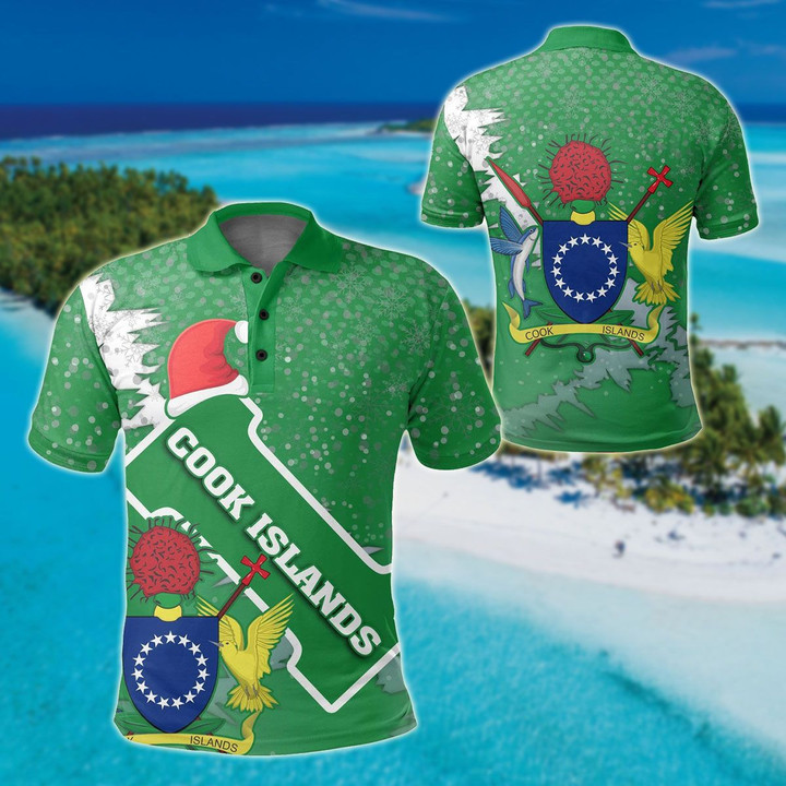 AIO Pride - Cook Islands Christmas Unisex Adult Polo Shirt