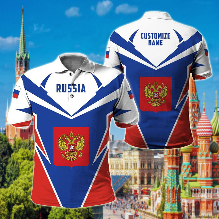AIO Pride - Customize Russia New Unisex Adult Polo Shirt