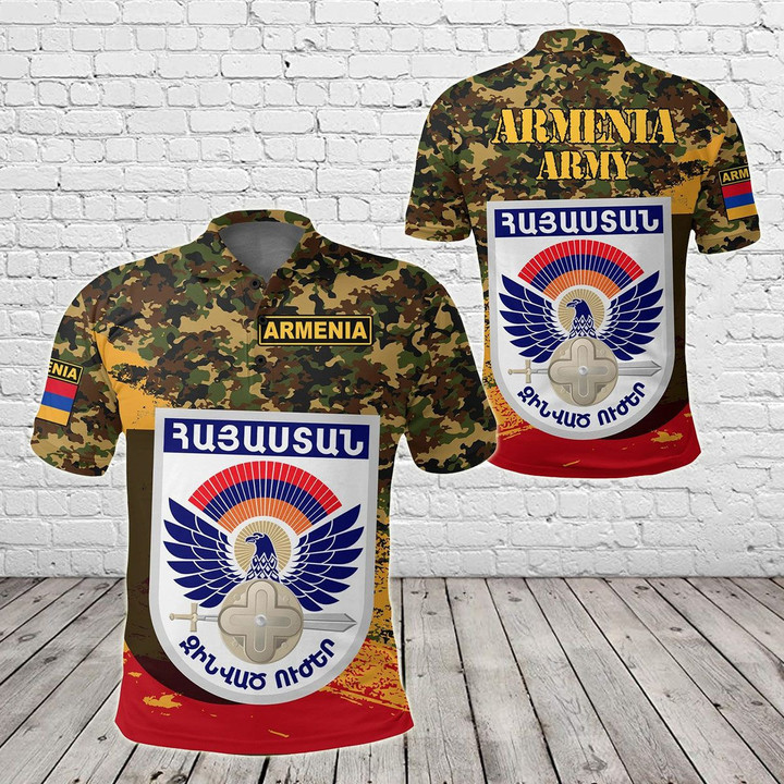 AIO Pride - Armenian Army Unisex Adult Polo Shirt