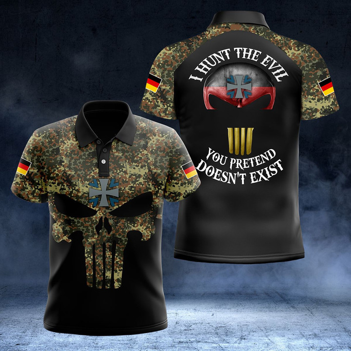 AIO Pride - German Army Camo Unisex Adult Polo Shirt