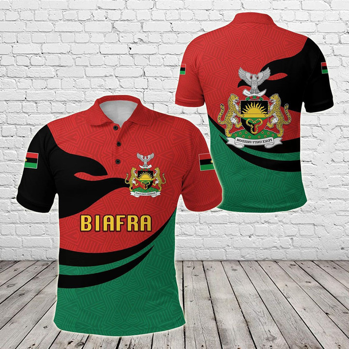 AIO Pride - Biafra Proud Version Unisex Adult Polo Shirt
