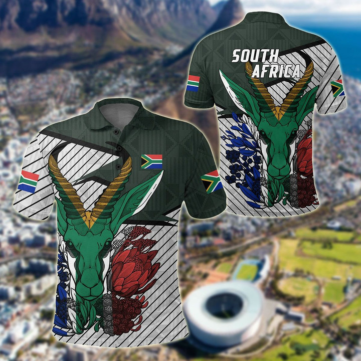 AIO Pride - South Africa Special Springbok Unisex Adult Polo Shirt