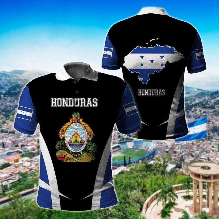 AIO Pride - Honduras Proud Of My Country Unisex Adult Polo Shirt