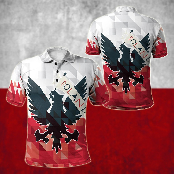 AIO Pride - Poland - Polska Eagle Polska Pride Unisex Adult Polo Shirt
