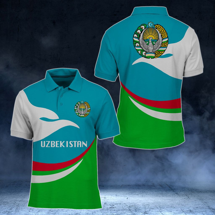 AIO Pride - Uzbekistan Proud Version Unisex Adult Polo Shirt