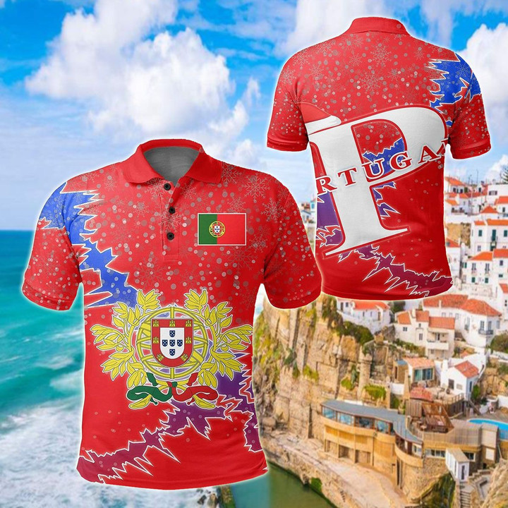 AIO Pride - Portugal Christmas Coat Of Arms X Style Unisex Adult Polo Shirt
