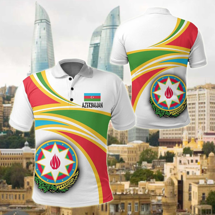AIO Pride - Azerbaijan Unisex Adult Polo Shirt