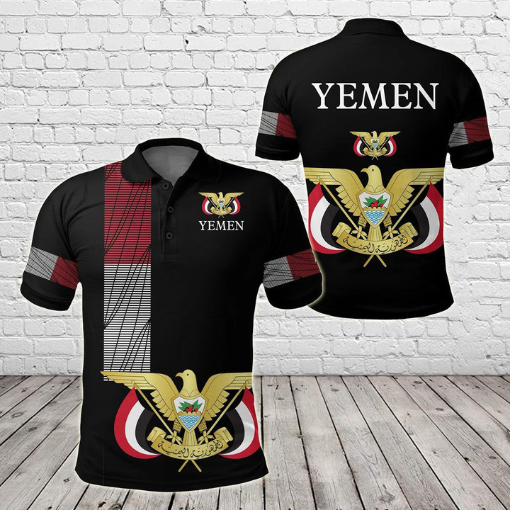 AIO Pride - Yemen - United Unisex Adult Polo Shirt