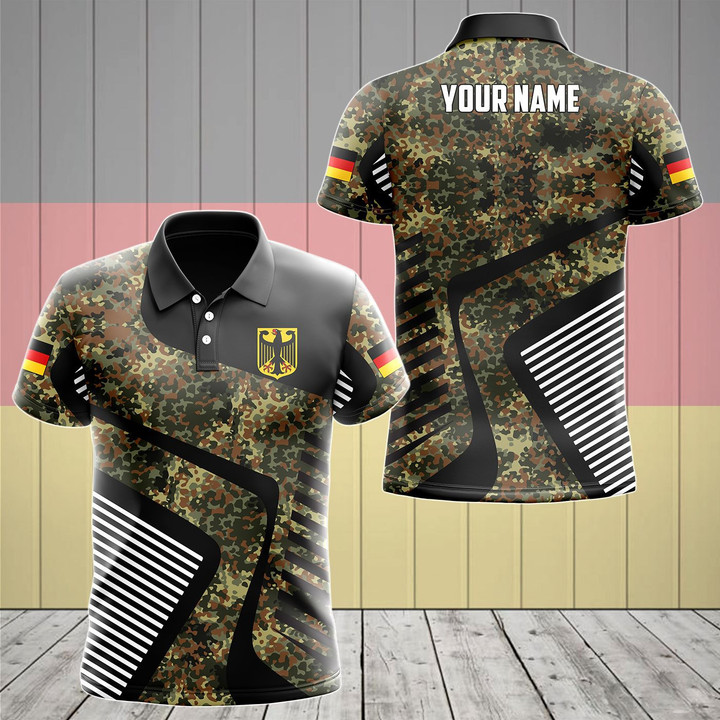 AIO Pride - Customize Germany Camo Special Line Unisex Adult Polo Shirt
