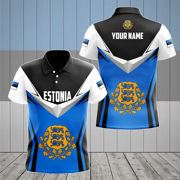AIO Pride - Customize Estonia Victory Version 3D Unisex Adult Polo Shirt