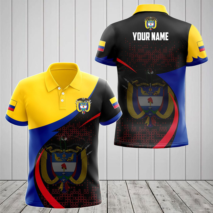 AIO Pride - Customize Colombia Future Style Unisex Adult Polo Shirt