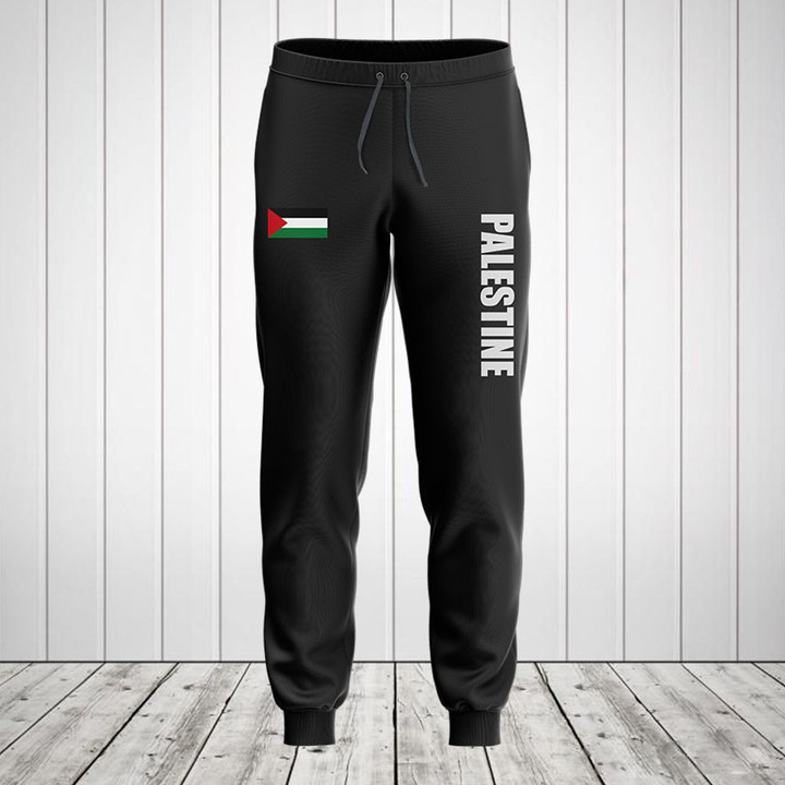AIO Pride - Palestine Black Jogger Pants