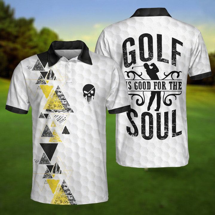 AIO Pride Golf Is Good For Soul Short Sleeve Polo Shirt