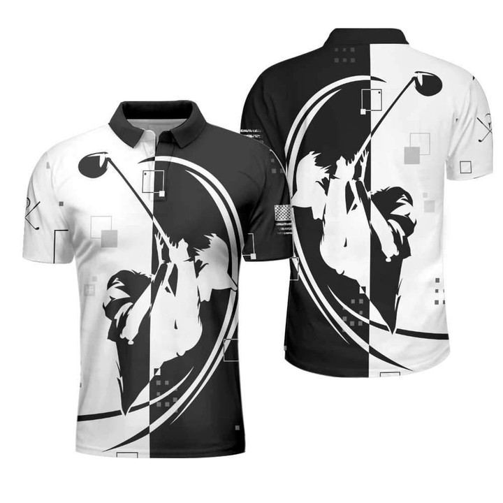AIO Pride American Golfer Short Sleeve Polo Shirt