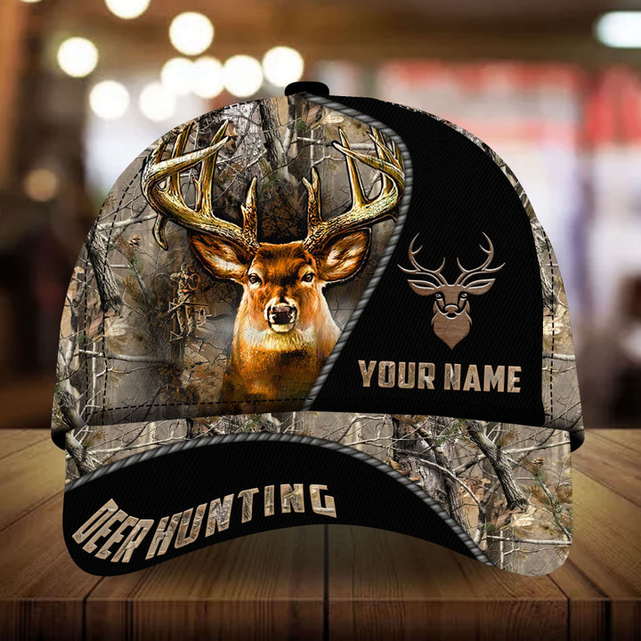 AIO Pride Premium Unique Deer Hunting 3D Hats Camo Custom Name Multicolor