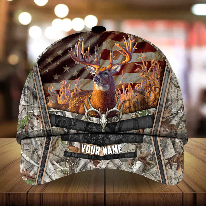 AIO Pride Epic Chuilux Fashion Deer Hunting Hat &Cap Custom Name Multicolores 3D