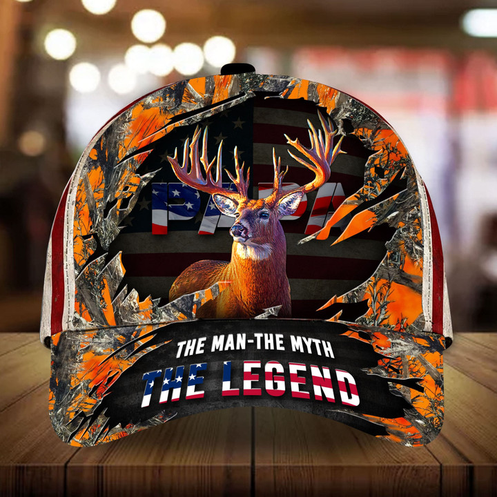 AIO Pride Loralle PAPA Hunting Hats 3D Multicolor Custom Name