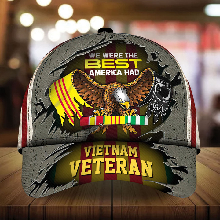 AIO Pride Premium We Were The Best America Had - Vietnam Veteran Hats Multicolored