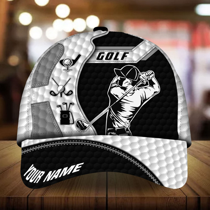 AIO Pride The Best Golf 3D Hats Golf Pattern Printed Multicolor Custom Name