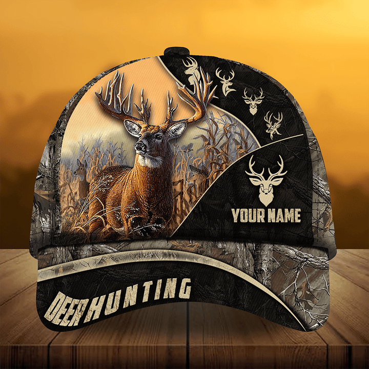 AIO Pride The Majestic Of Deer Hunting Hats 3D Printed Multicolored Custom Name