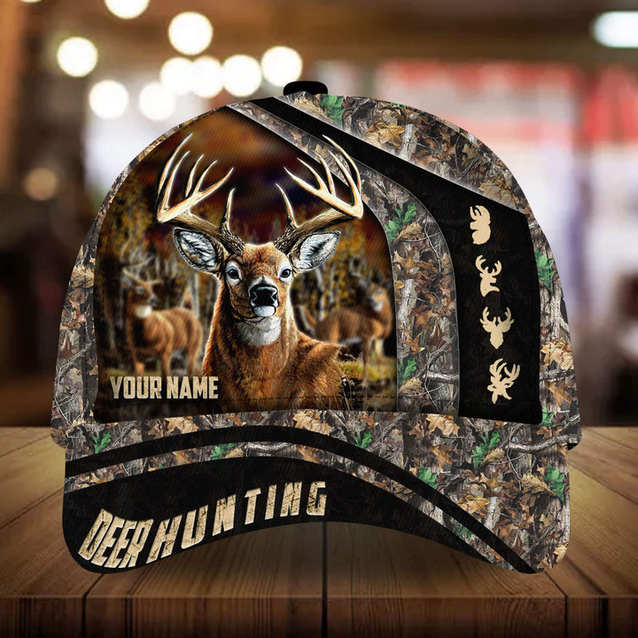 AIO Pride New Century Of Deer Hunting Hats 3D Multicolored Custom Name