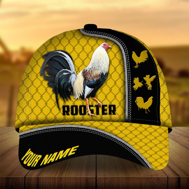 AIO Pride Premium Unique Rooster 3D Hats For Lovers Multicolored Custom Name