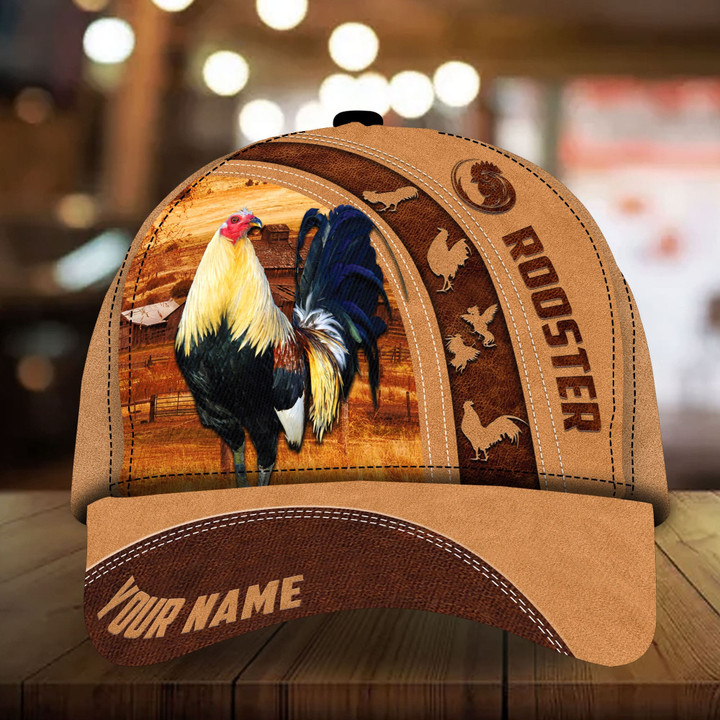AIO Pride Premium Farm Art Rooster 3D Cap Custom Name For Rooster Lovers