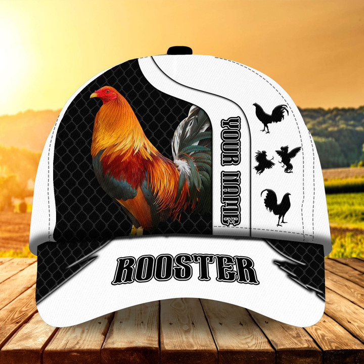 AIO Pride Super Cool 3D Rooster Hats For Rooster Lovers Multicolor Custom Name