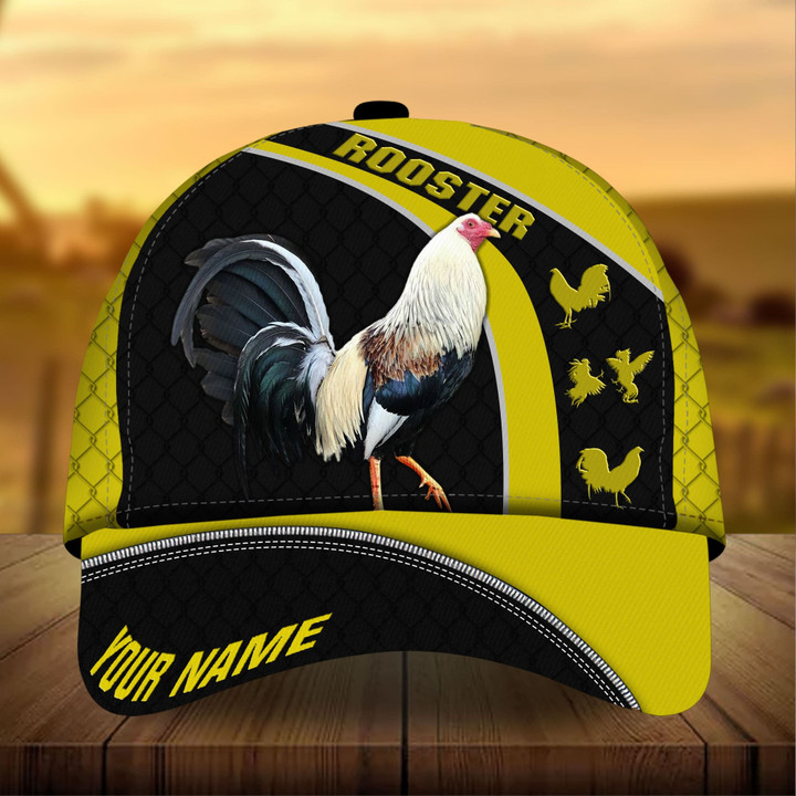 AIO Pride Premium Unique Rooster Hats 3D Printed Multicolor Custom Name