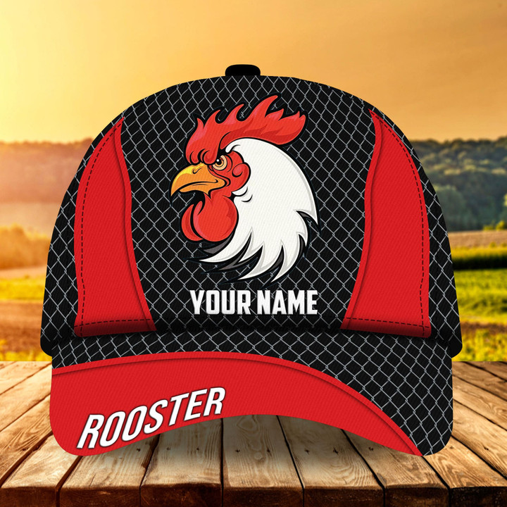 AIO Pride Premium Funny Rooster Hats For Rooster Lovers Multicolor Custom Name