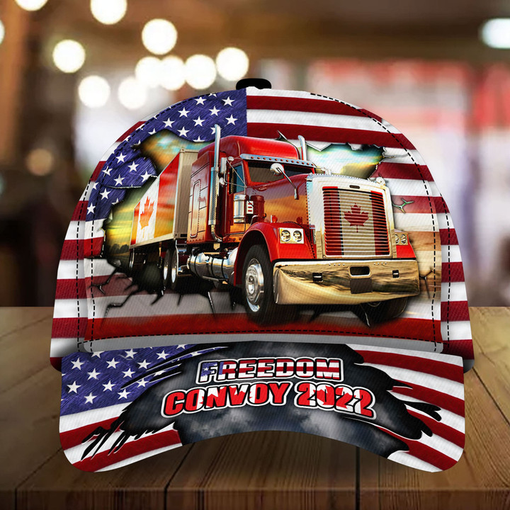 AIO Pride Premium Freedom Truck 3D Hats, Stand With Truckers