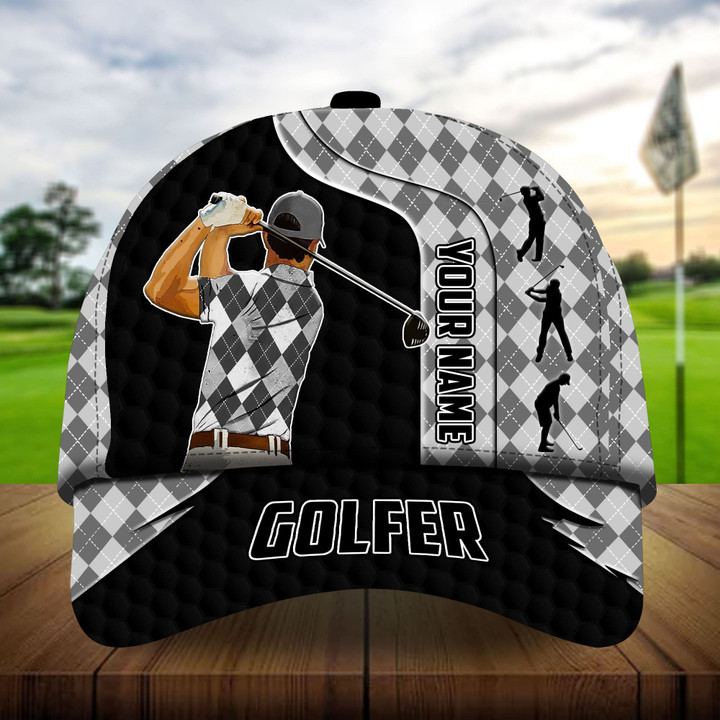AIO Pride Super Cool Golfer, Golf Hats For Golf Lovers Multicolored Custom Name
