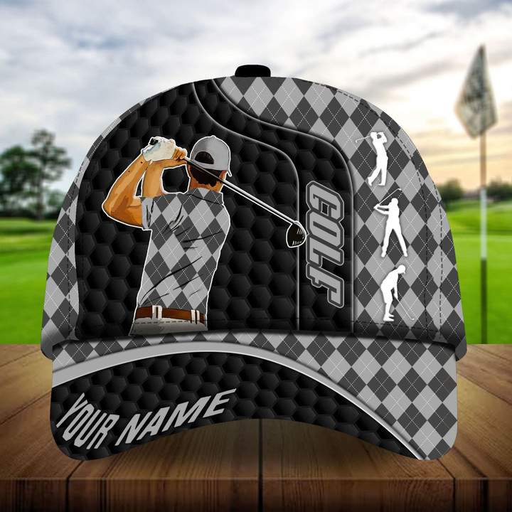AIO Pride Premium Argyle Cool Golf Man, Golf Hats For Golf Lovers Multicolor Custom Name
