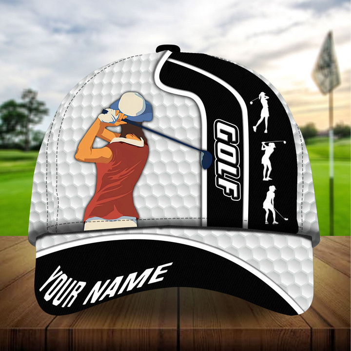 AIO Pride Premium Cool Golf Girl, Golf Hats For Women Multicolor Custom Name