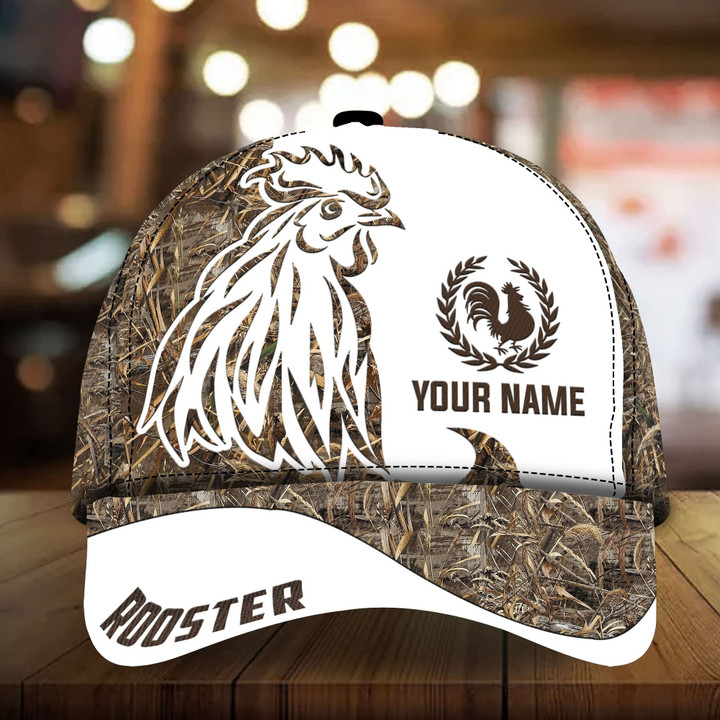 AIO Pride Premium Grass Rooster 3D Cap Custom Name For Rooster Lovers