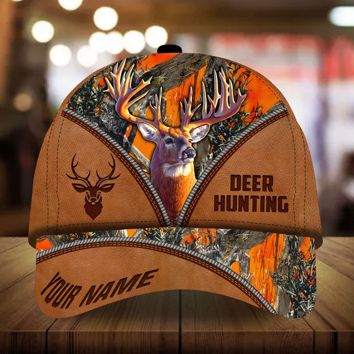AIO Pride Premium Cool Deer Hunting Leather V2 Hunting Hats 3D Multicolored Custom Name
