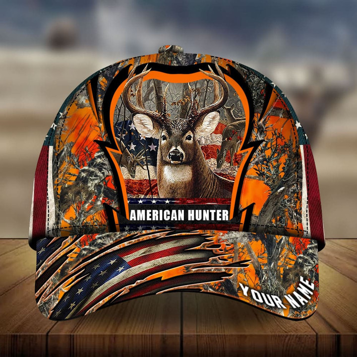 AIO Pride Premium Loralle American Hunter Deer Hunting Hats 3D Multicolor Custom Name