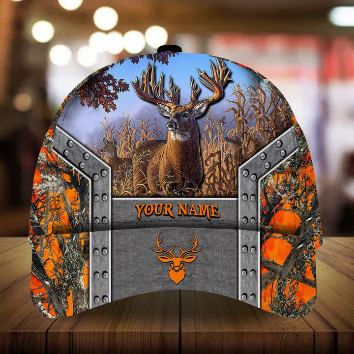 AIO Pride The New Iron Deer Hunting Caps 3D Multicolored Custom Name