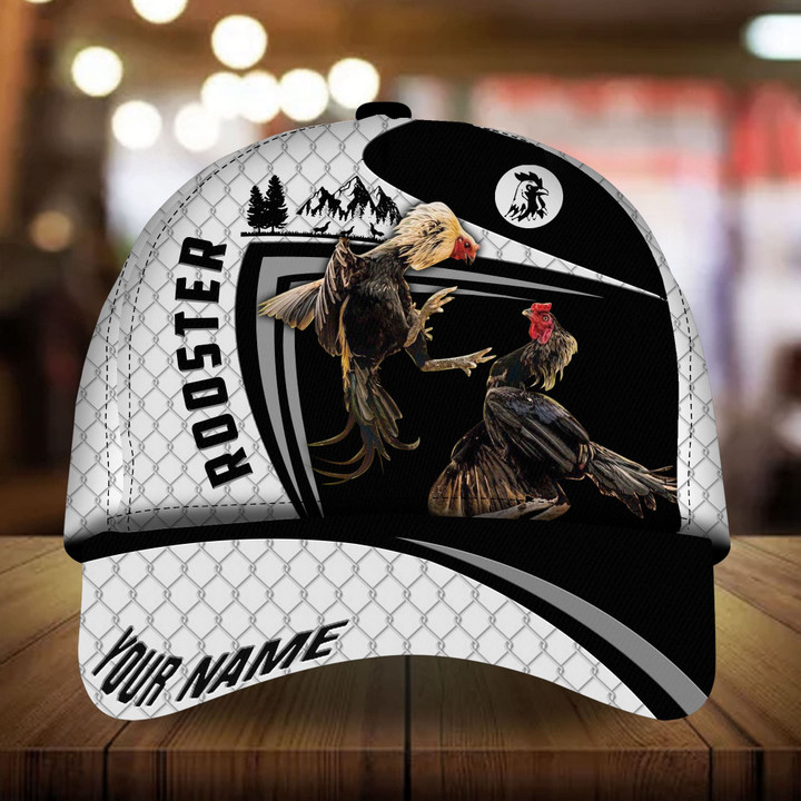 AIO Pride The Best Rooster 3D Hats, Love Rooter Hat Printed Multicolor Custom Name