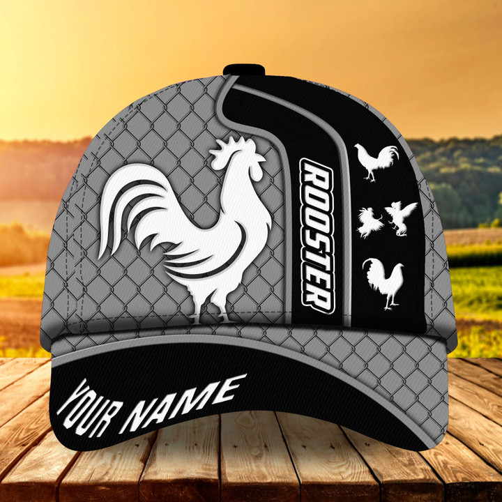 AIO Pride Premium Classic Rooster Hats For Rooster Lovers Multicolor Custom Name
