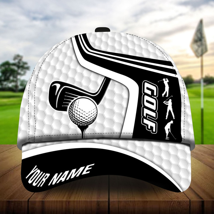 AIO Pride The Coolest Golf Clubs And Ball, Golf Hats For Golf Lovers Multicolored Custom Name