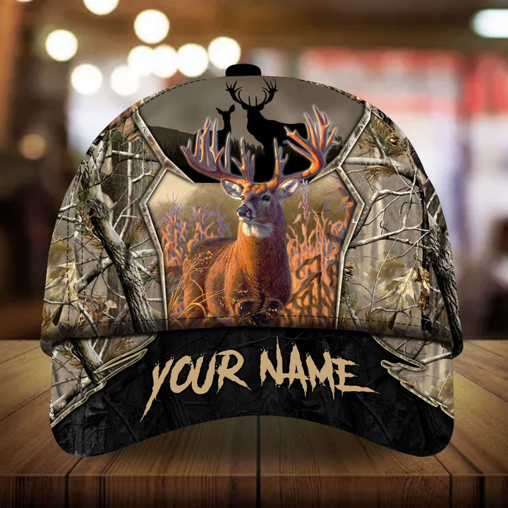 AIO Pride Custom Name Premium Deer Hunting Cap Multicolor, Best Gift For Deer Lover