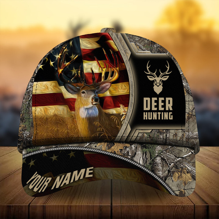 AIO Pride Premium Unique Flag Deer Hunting Hats 3D Printed Multicolored Custom Name