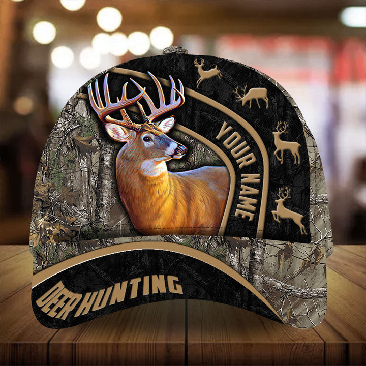 AIO Pride Eternity Ancient Deer Pattern Hunting Hats 3D Printed Multicolored Custom Name