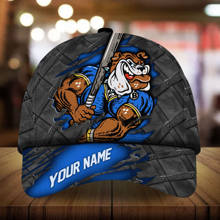 AIO Pride Unisex Baseball Cap Baseball Bulldog Custom Name Full Printed 3D Hat