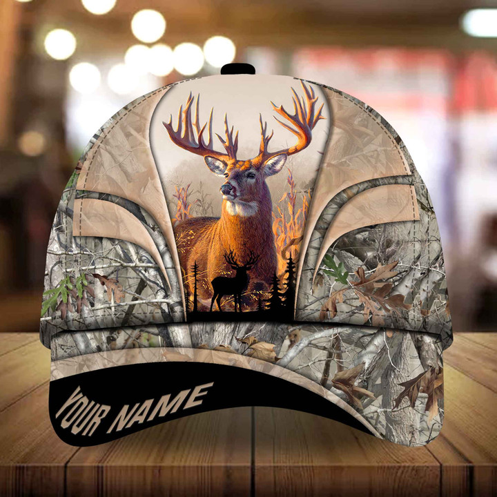 AIO Pride Epic Ikairal Art Deer Hunting Hat &Cap Custom Name Multicolores 3D
