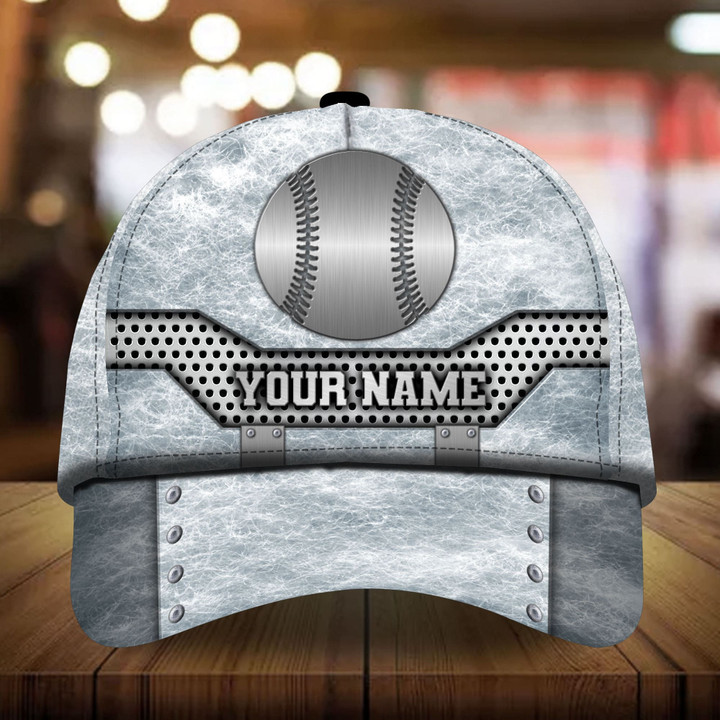 AIO Pride Unisex Baseball Cap Metal Texture Baseball Custom Name Full Printed 3D Hat