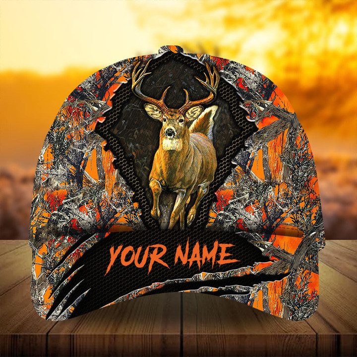 AIO Pride Eternity Best Cracked Deer Run Hunting Hats 3D Printed Multicolored Custom Name