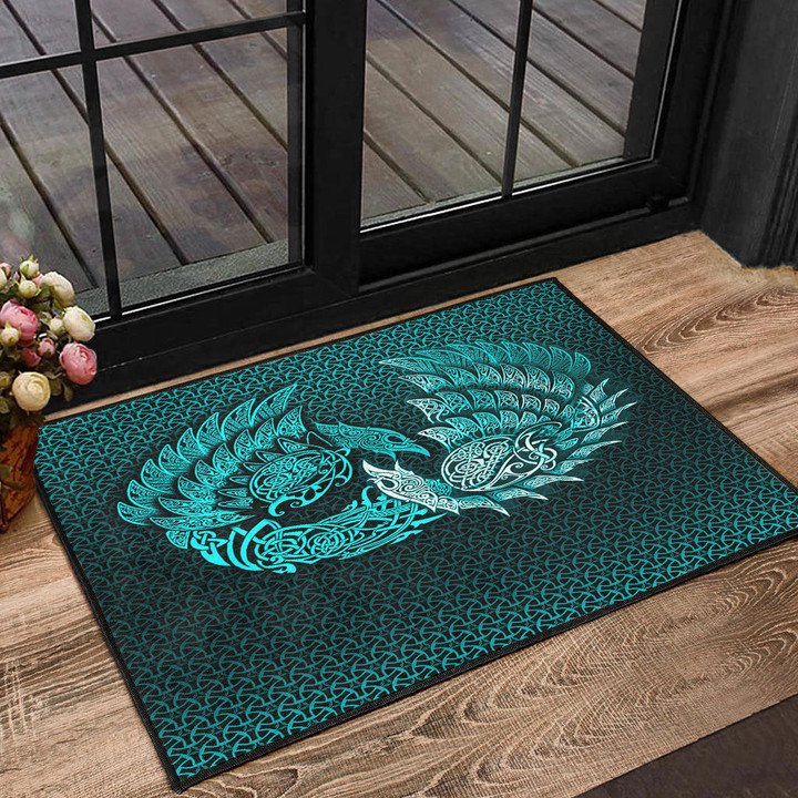AIO Pride Ragnarok Huginn Muninn - Cyan Version Door Mat